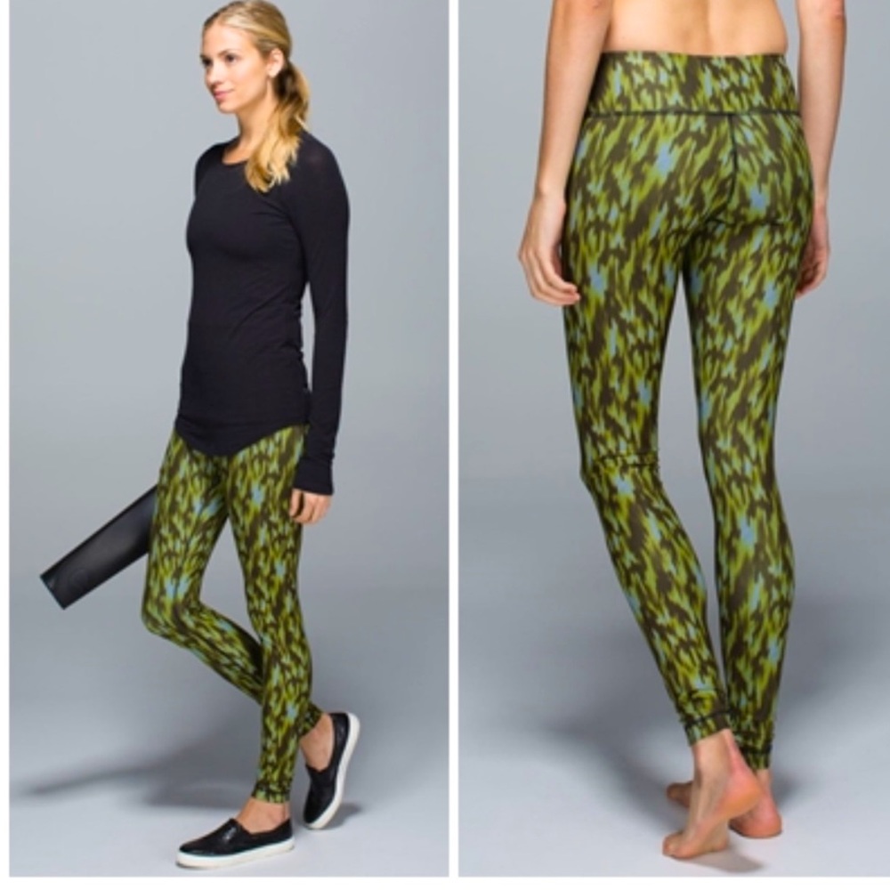 LULULEMON Wunder Under Pants 10 Fullux Almost Pear
